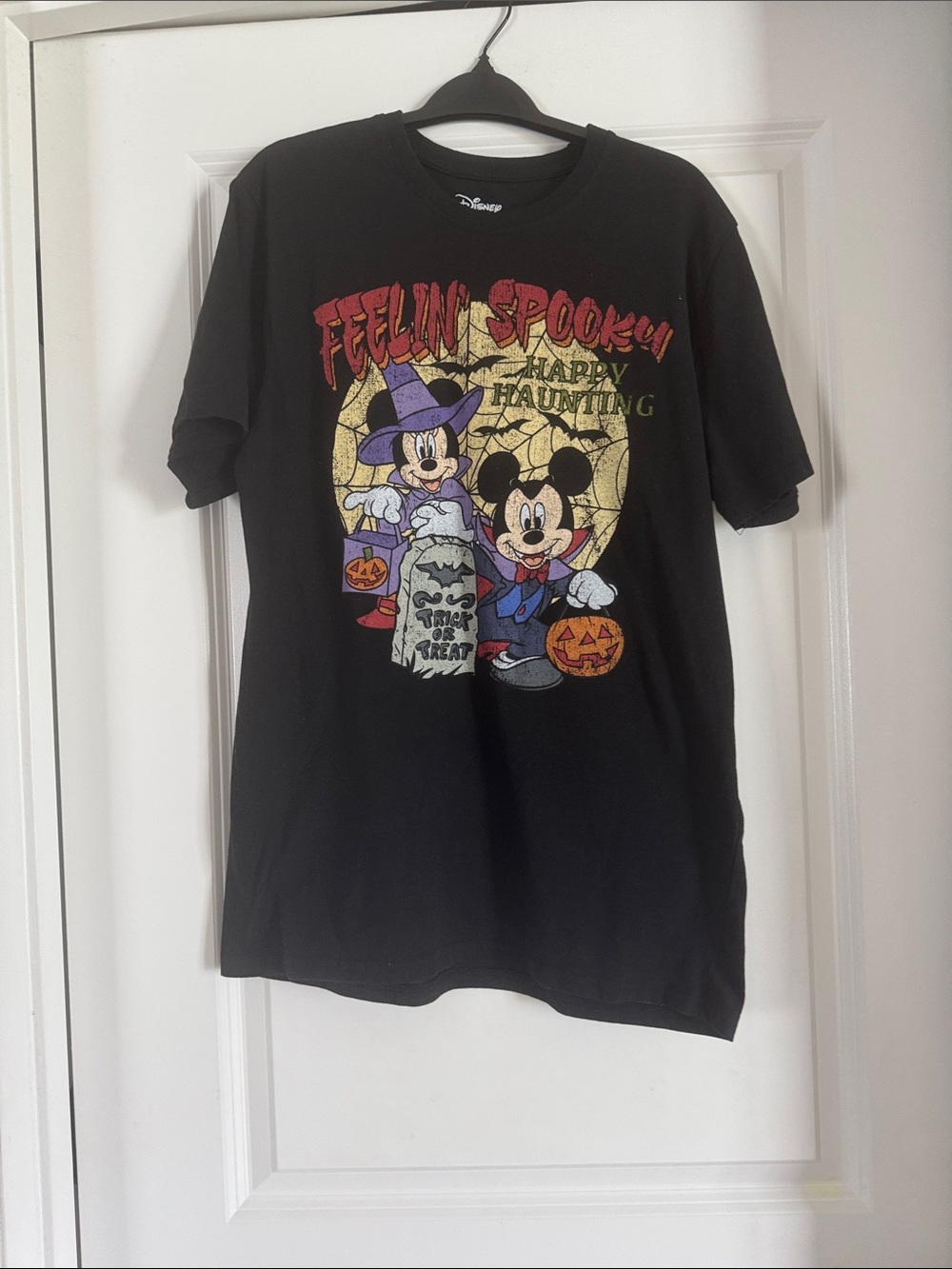 Disney "Feelin' Spooky" Black Halloween T-Shirt (1155)
